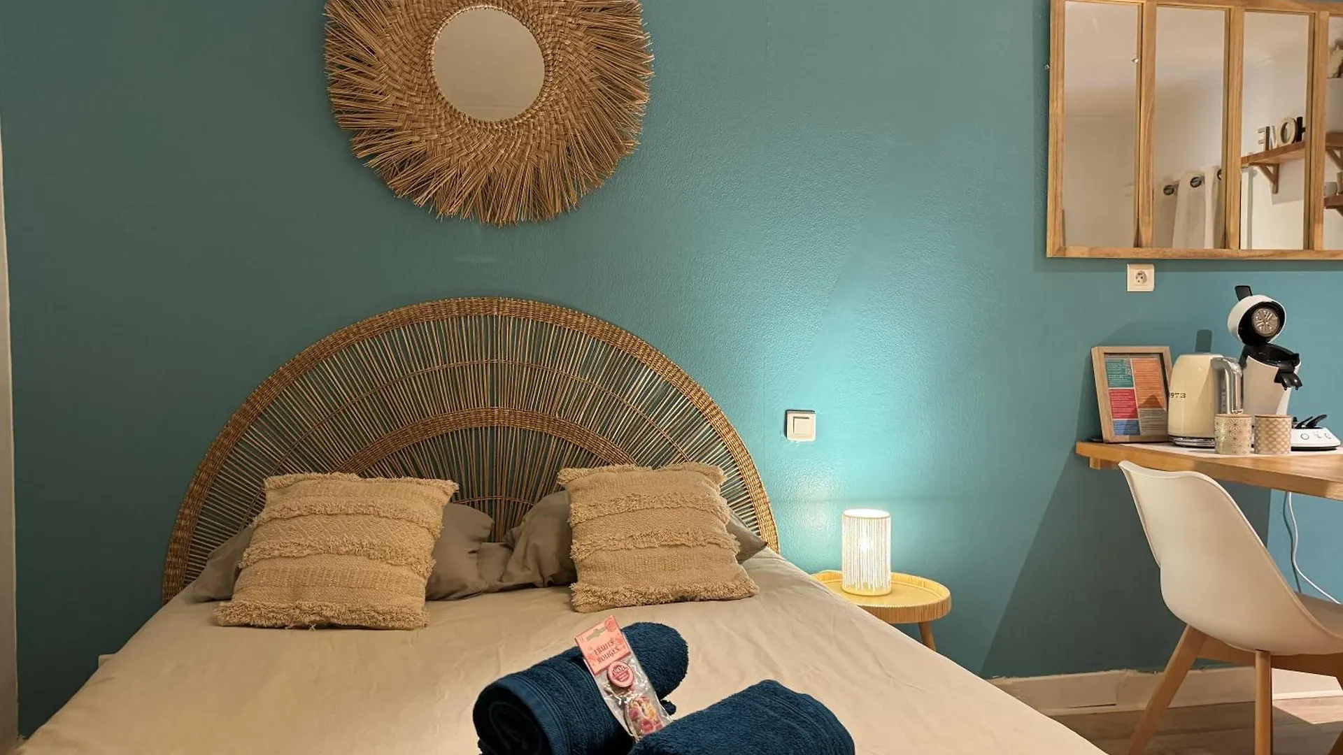Studio Boho-Chic En Centre Ville 물랭